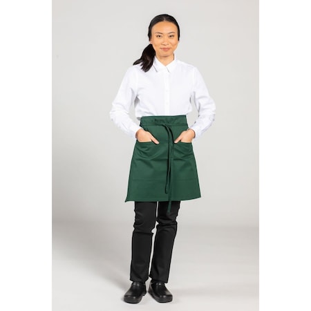 Uncommon Threads Half Waist 2-Section Pocket Apron Hunter 3056-0500